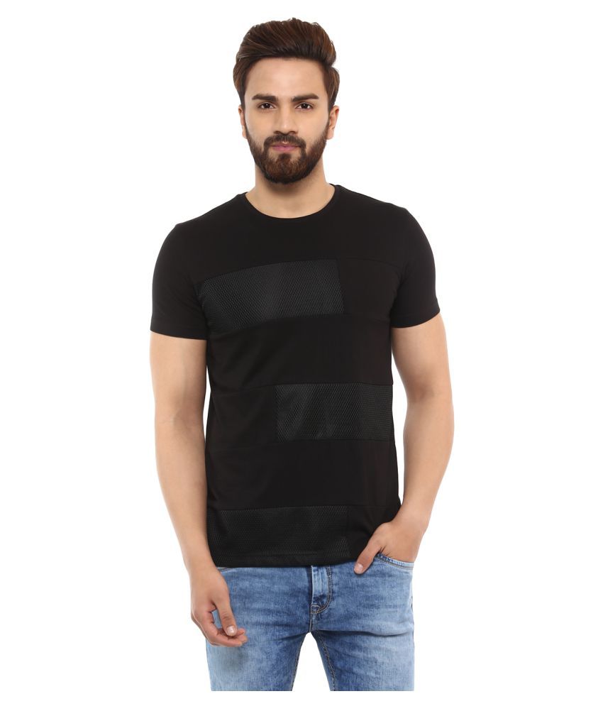 Mufti Black Half Sleeve T-Shirt Pack of 1 - Buy Mufti Black Half Sleeve ...