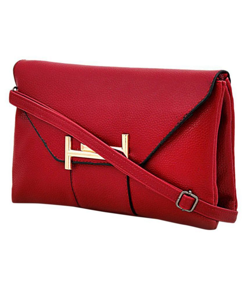 charles and keith maroon bag