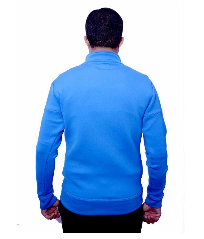 nike blue polyester lycra tracksuit
