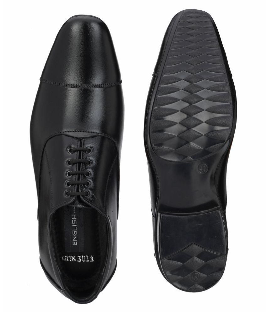 ENGLISH SHOE Oxfords Genuine Leather Black Formal Shoes