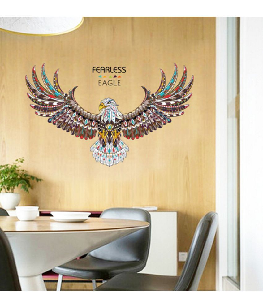     			Jaamso Royals new eagle wings Nature Theme PVC Sticker