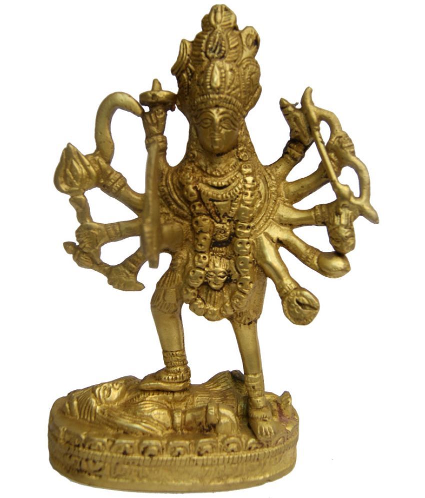 Aadigange Kali Brass Idol 5 5 Inchs Buy Aadigange Kali