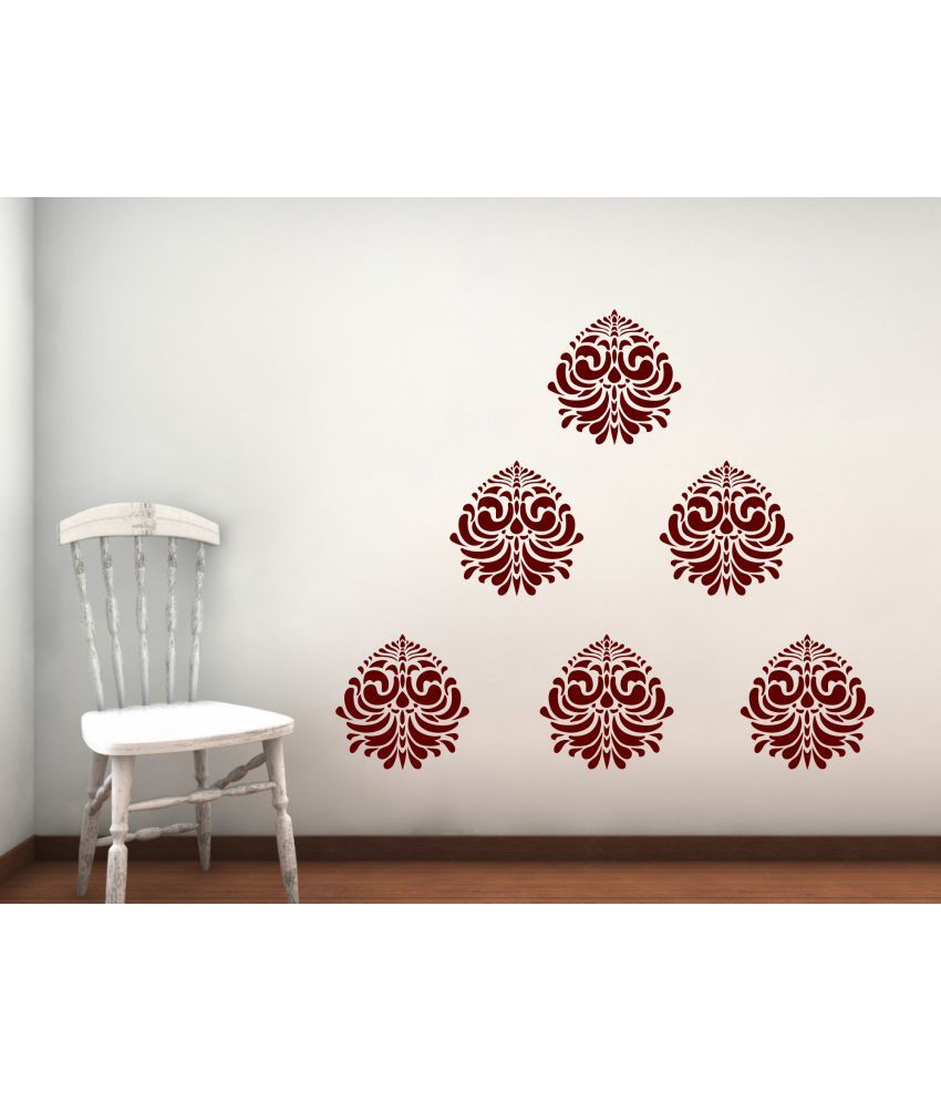     			Sticker Studio Round Motif2 Floral Theme PVC Sticker