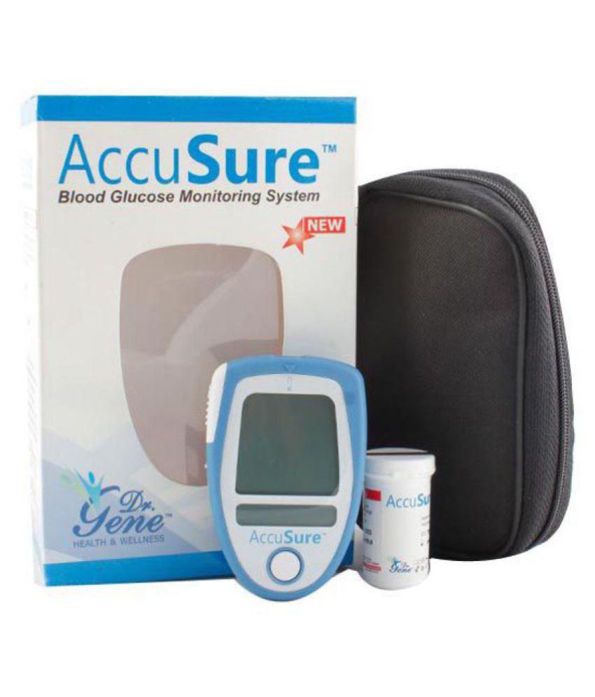     			Accusure Glucose Monitor with 25 Sugar Test Strips