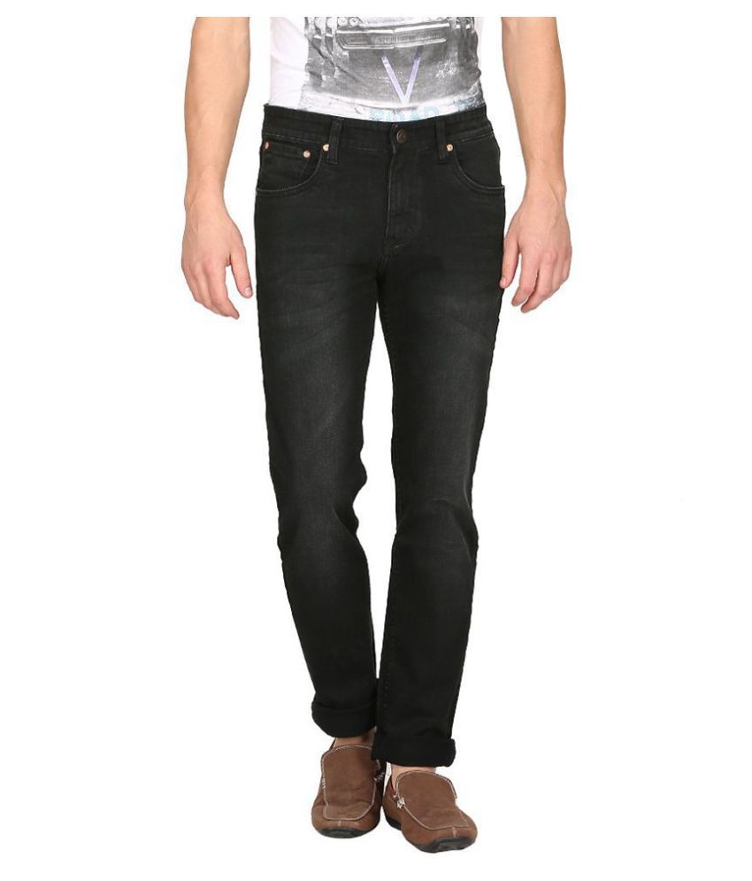 black levi slim straight jeans