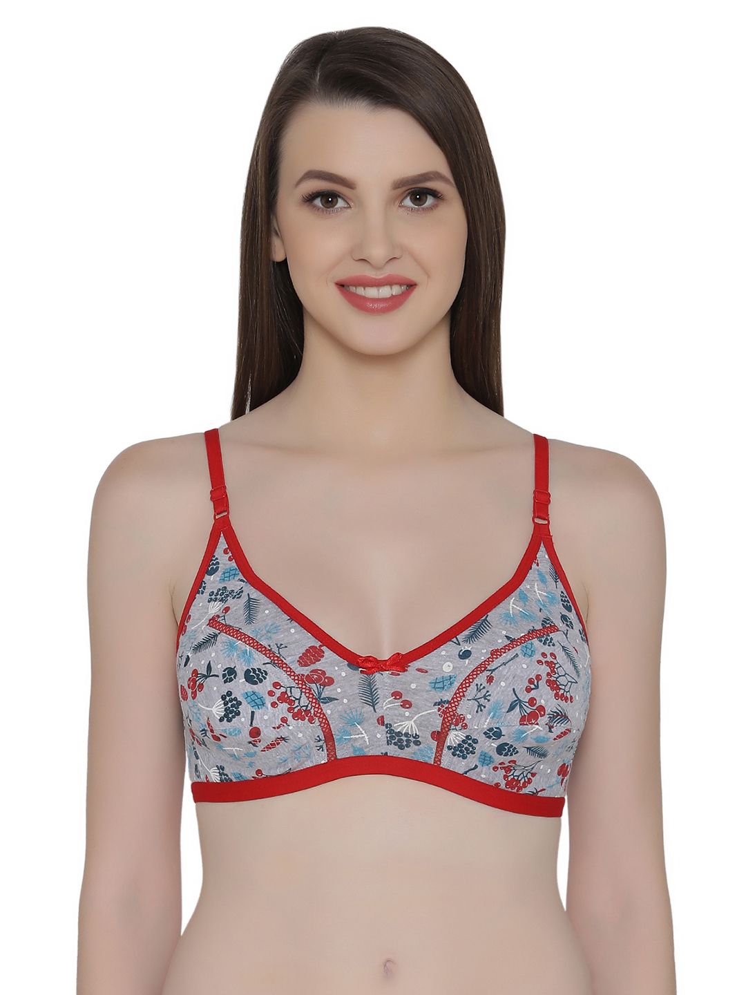     			Clovia Cotton Shaping Bra - Grey