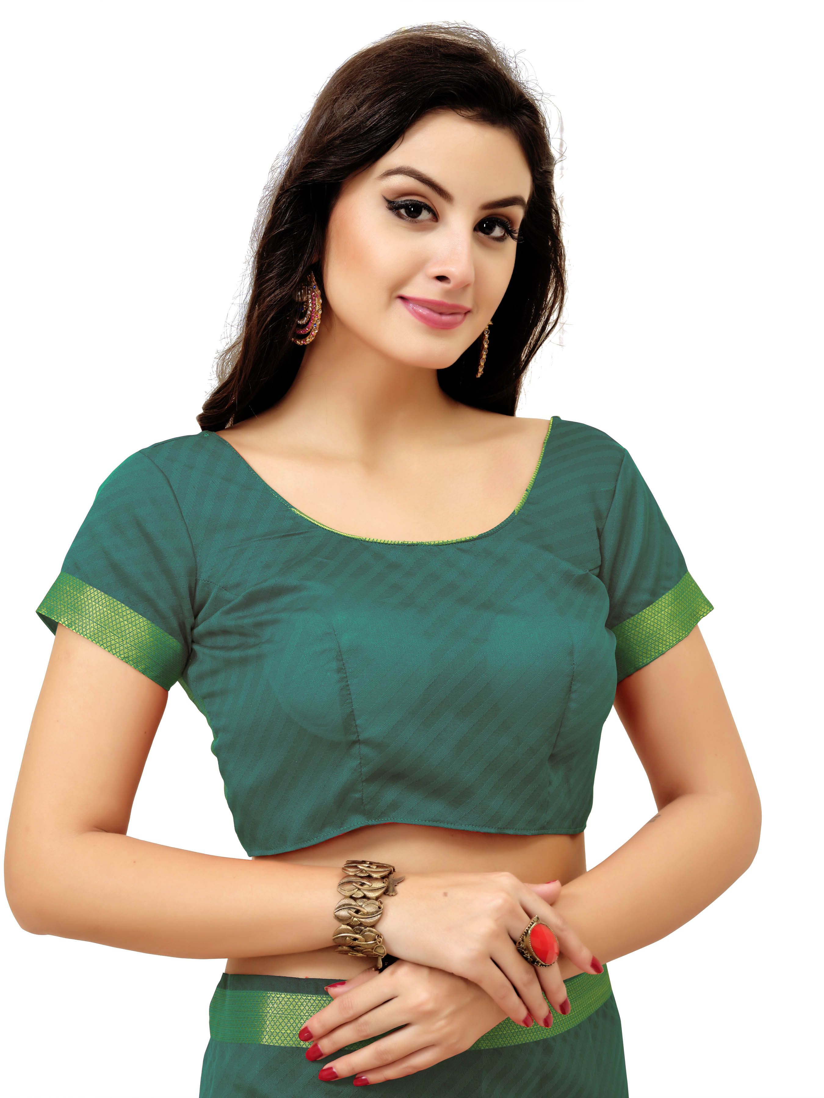 THE SUHAGIYA SHOPPING Green Silk Saree - Buy THE SUHAGIYA SHOPPING ...