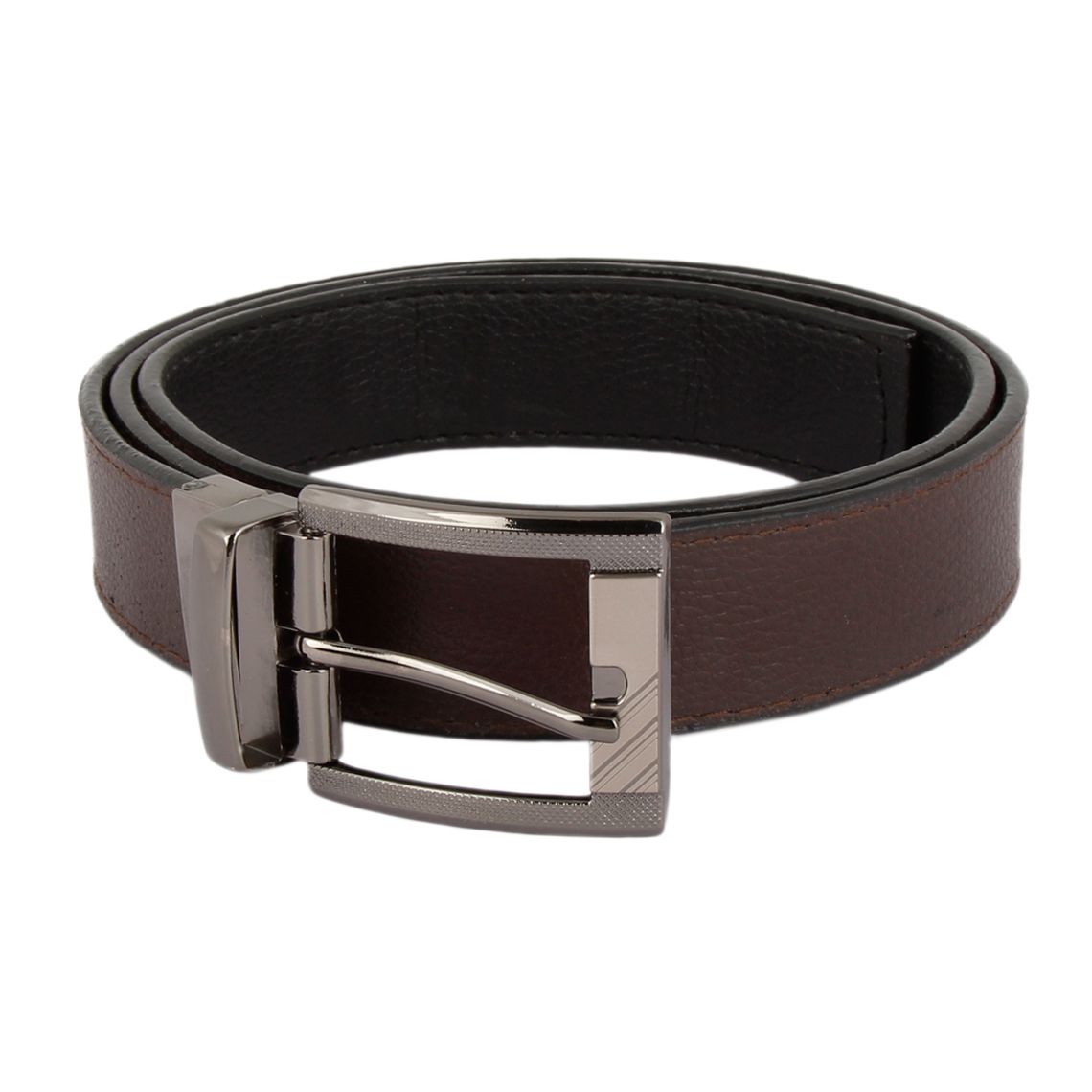 Lurap Black Faux Leather Casual Belts: Buy Online at Low Price in India ...
