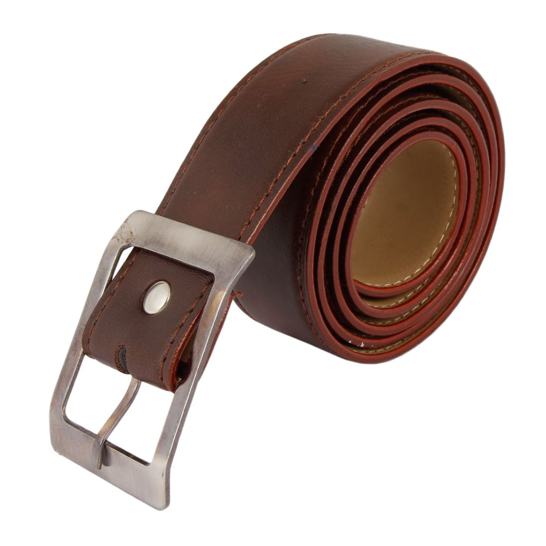 Lurap Maroon Faux Leather Casual Belts: Buy Online at Low Price in ...
