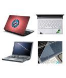 Namo Arts 4in1 Combo of HP Laptop Skin with Palmrest Skin, Laptop Screen Guard and Key Guard for All Laptop - Notebook