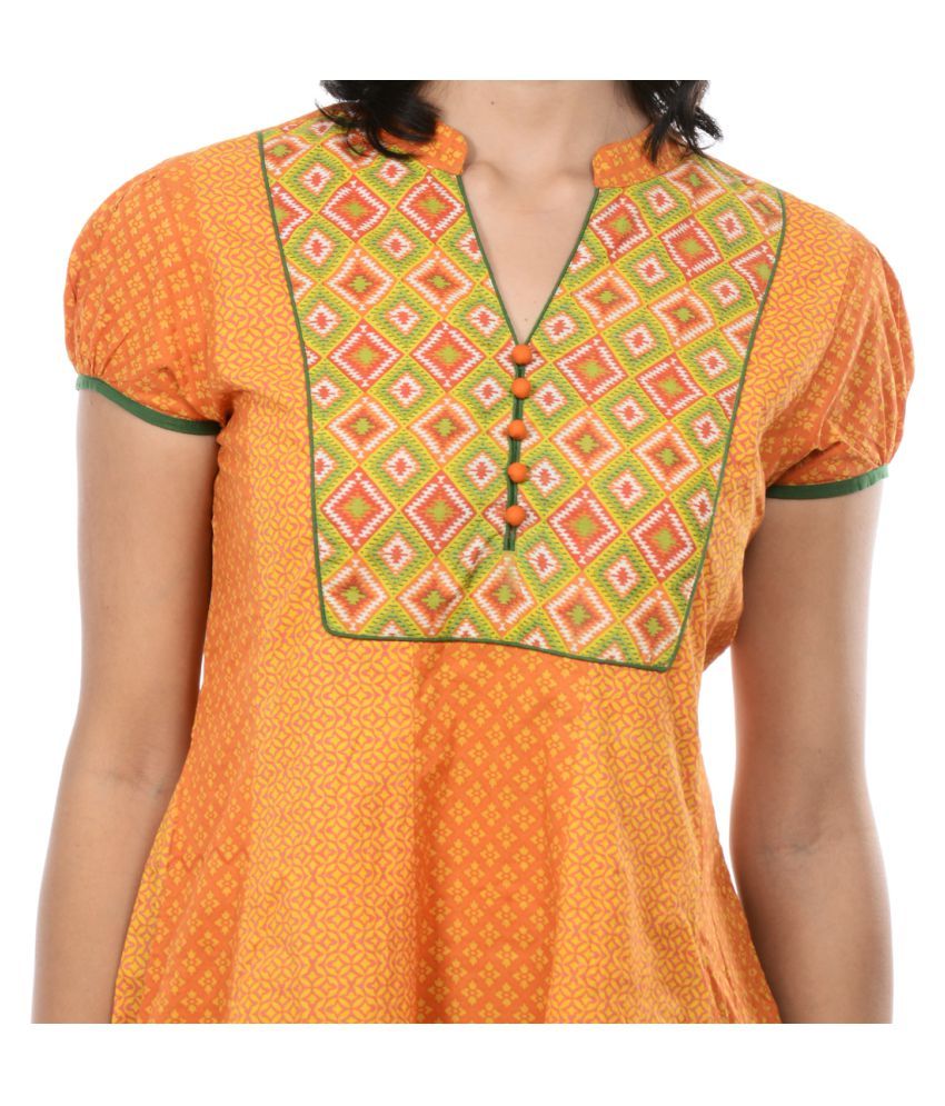 short shirt style kurti