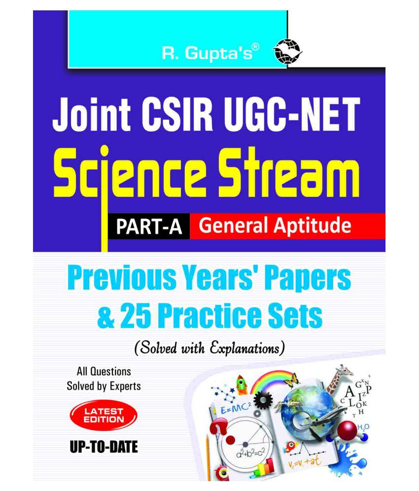     			Joint CSIR-UGC-NET/JRF in Science Stream (Part-A: General Aptitude) Previous Papers & 25 Practice Sets (Solved)