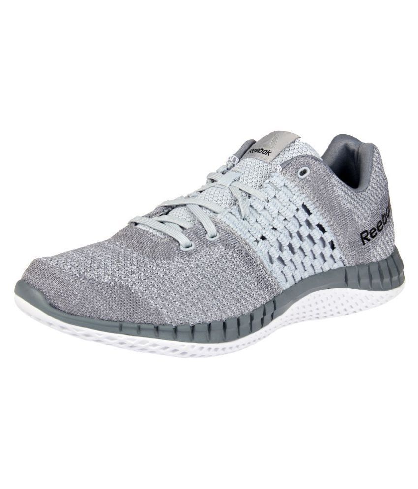 Reebok ZPRINT RUN CLEAN ULTK Gray Running Shoes - Buy Reebok ZPRINT RUN ...