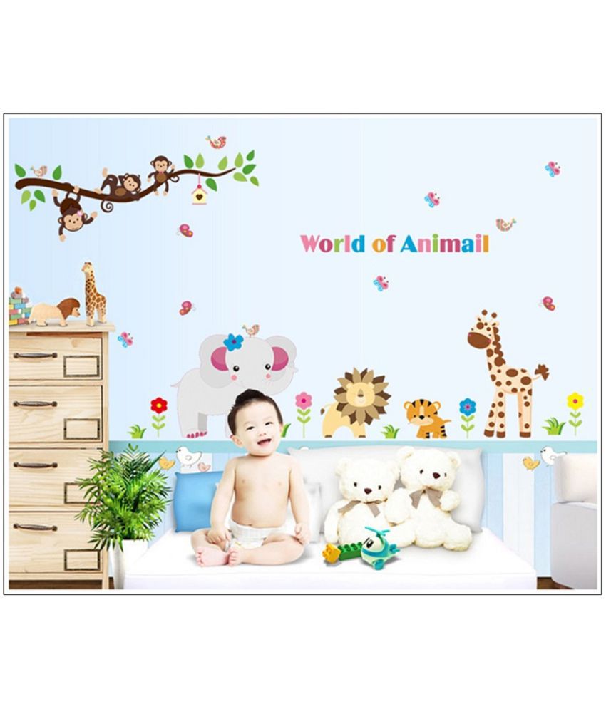     			Jaamso Royals Wall Sticker - Nature Design Animals Animals PVC Sticker