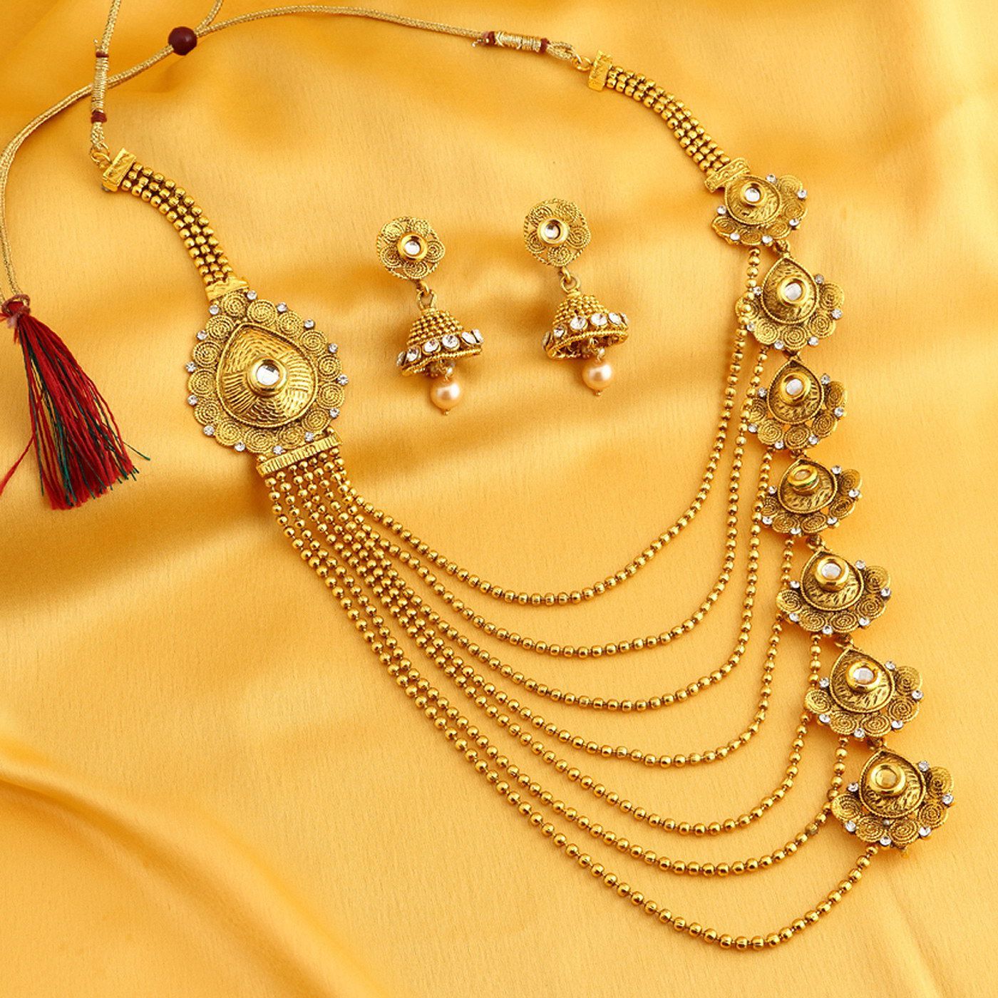 Jalebi design gold chain Clearance