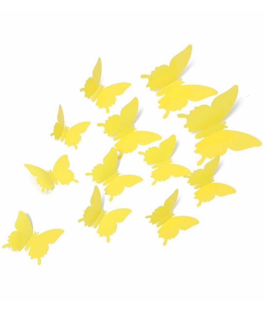     			Jaamso Royals 3D Butterflies Nature Nature PVC 3D Sticker