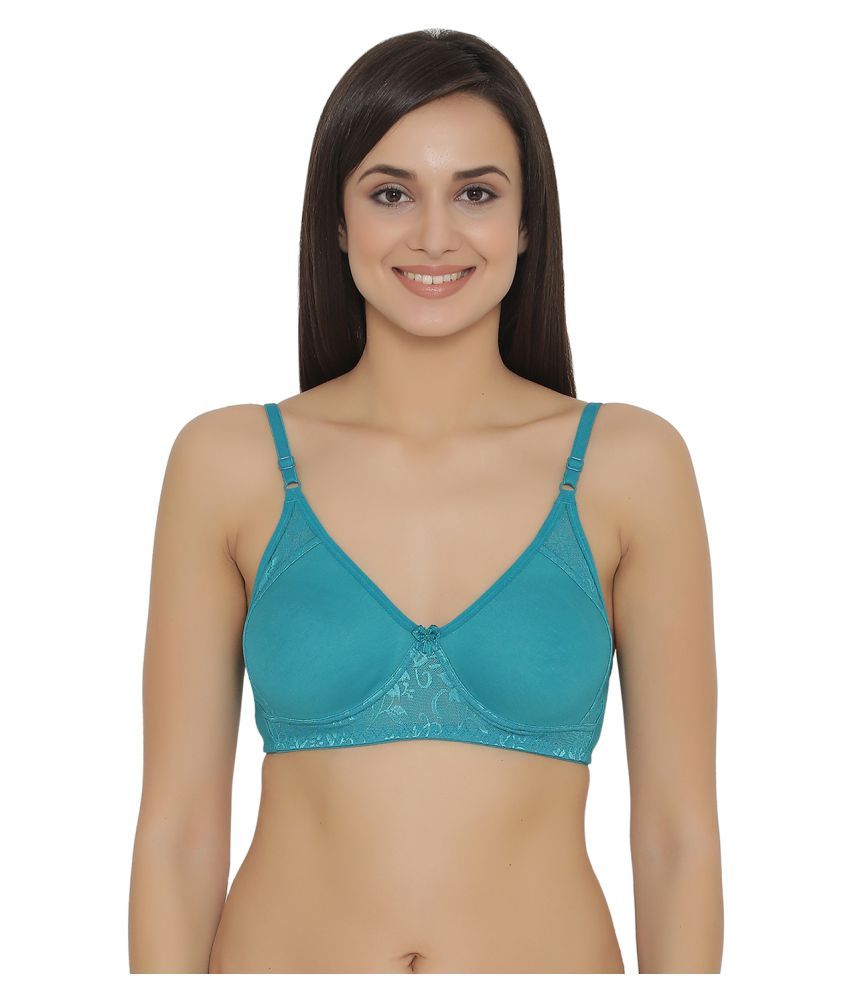     			Clovia Poly Cotton Shaping Bra - Green