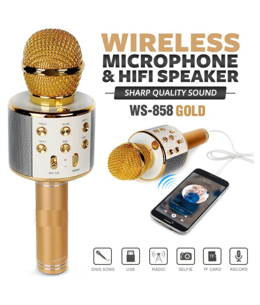 bluetooth mic speaker price