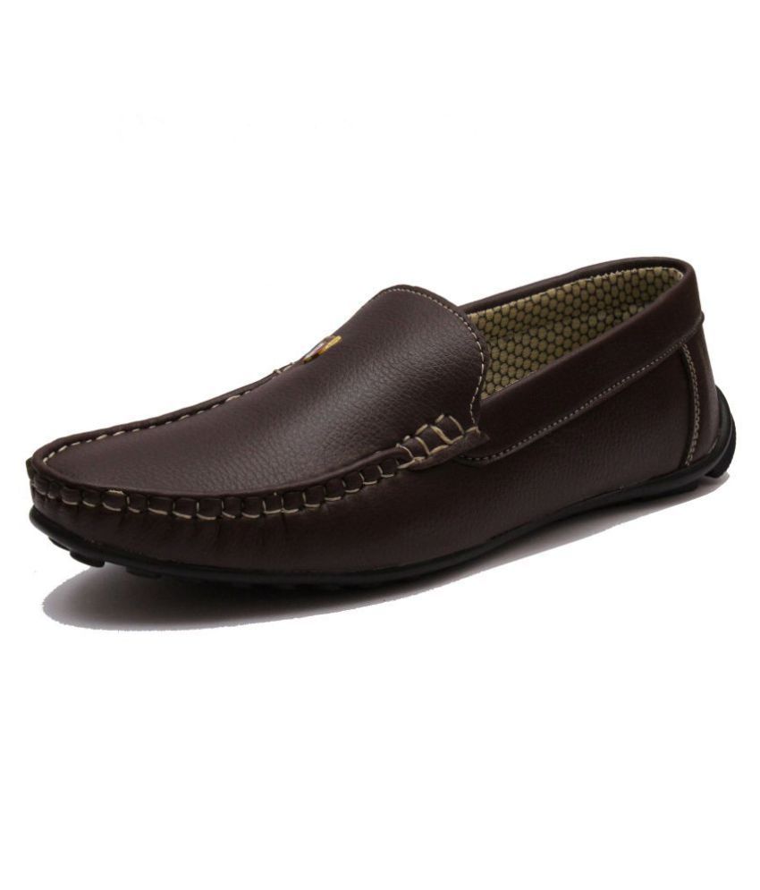 Adolf Brown Loafers - Buy Adolf Brown Loafers Online at Best Prices in ...