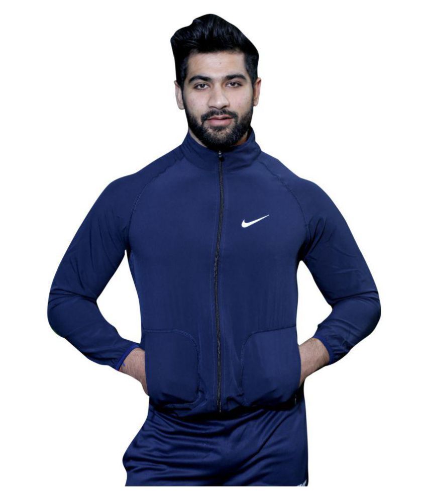 nike black casual jacket