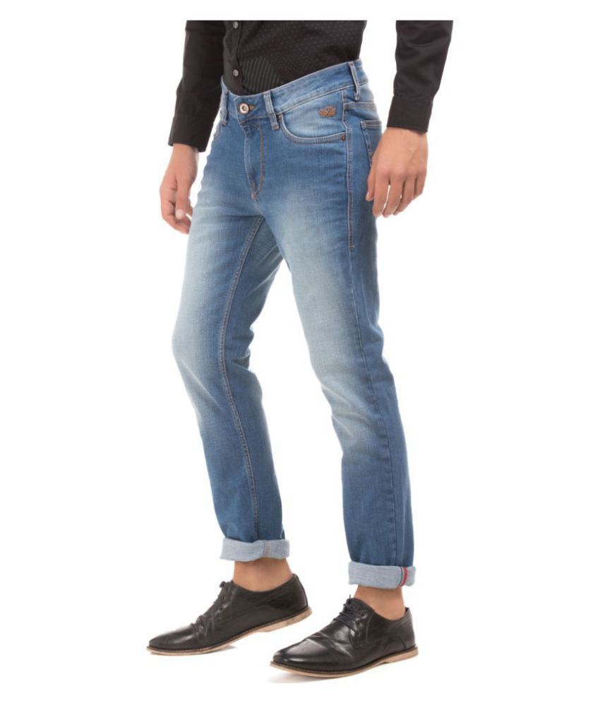 flying machine skinny men blue jeans