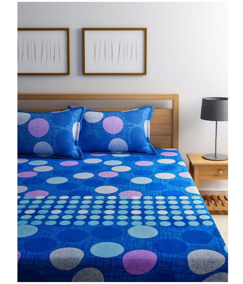 Raymond Cotton Double Bedsheet with 2 Pillow Covers Buy Raymond Cotton Double Bedsheet with 2