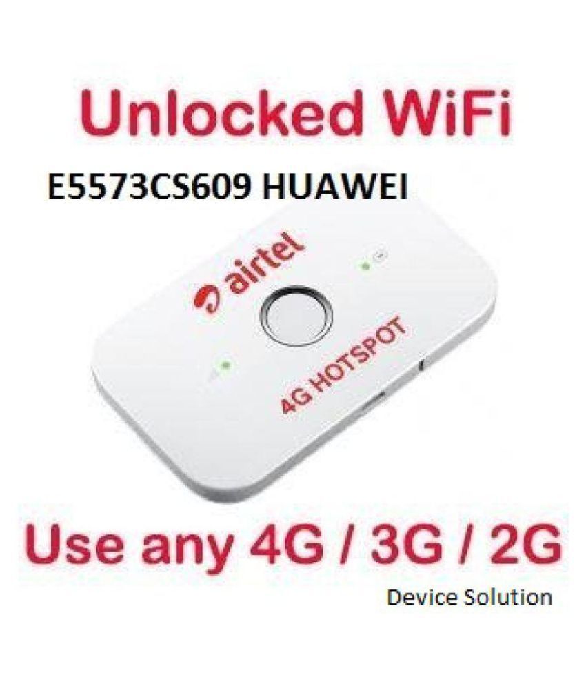     			Huawei E5573Cs-609 Universal 4G Pocket WiFi Hotspot Dongle Datacard MiFi Dongle Airtel 4G Logo