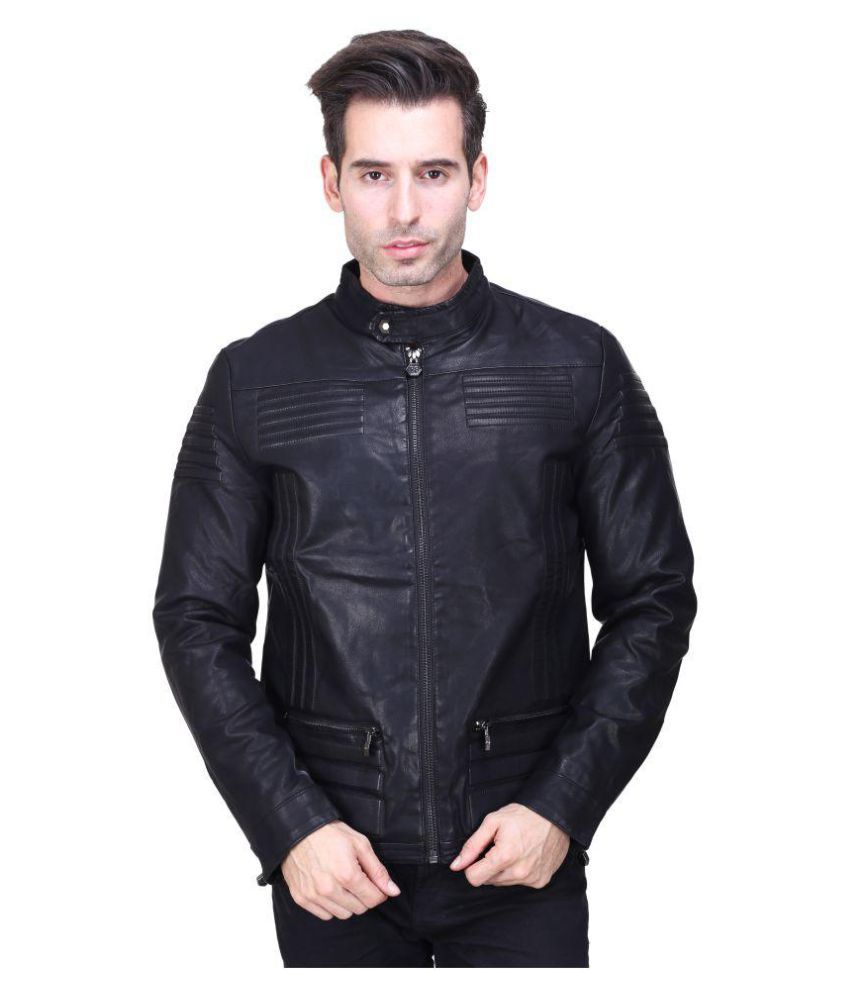 Fashion and Fusion Black Biker Jacket - Buy Fashion and Fusion Black ...