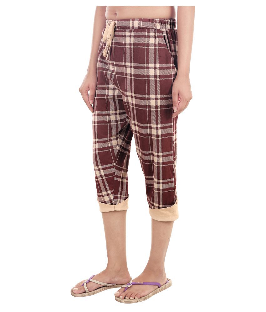 Buy 9teenAGAIN Hosiery Pajamas - Maroon Online at Best 