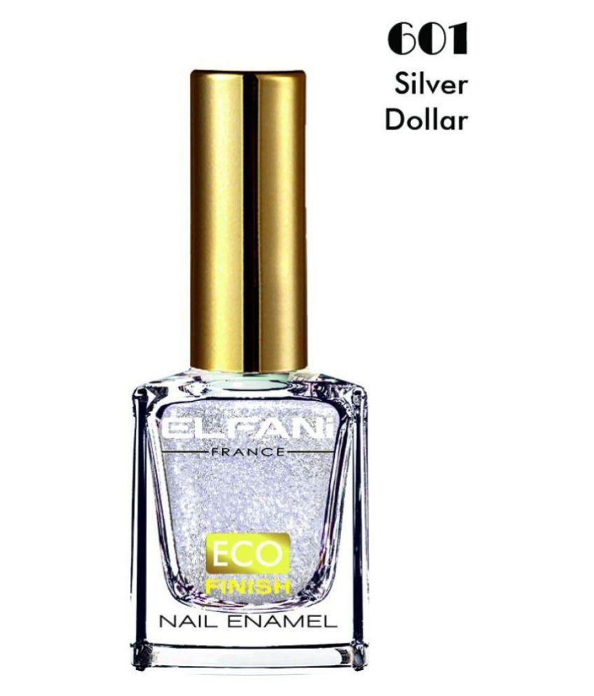     			Elfani Snow Coat Textured Nail Polish Silver Texture 9 mL