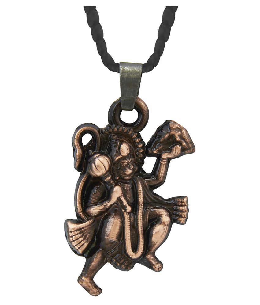 Shining Jewel Shiva Hanuman Pendant Combo Necklace For Men (SJPC_126 ...