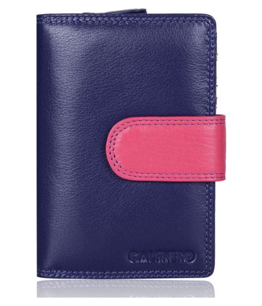     			Calfnero Blue Wallet