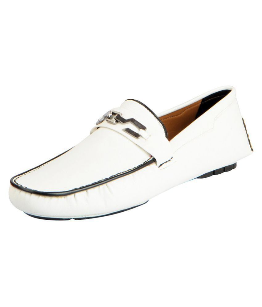 white loafers backless