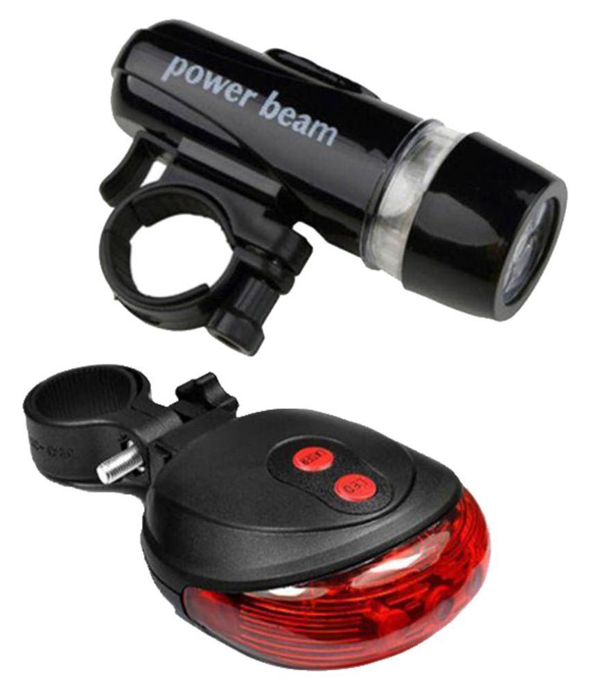 GRV Bicycle Rear Light with 5 LED Front Head Light Set of 2 Buy