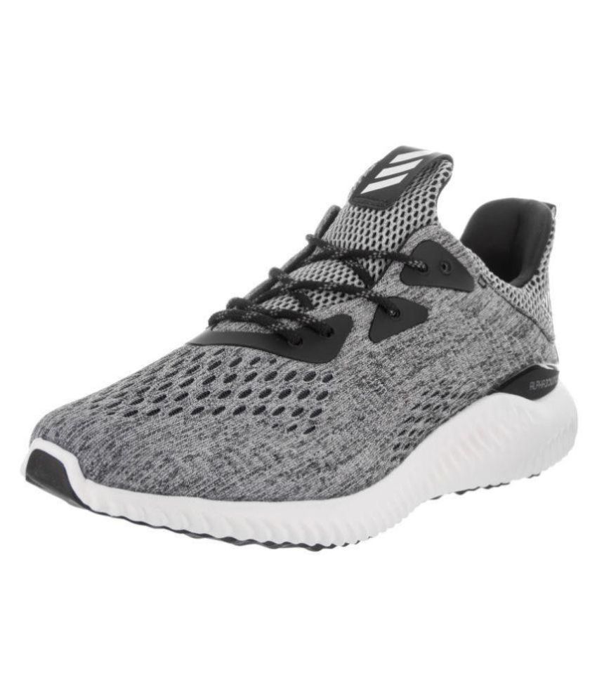 Adidas Alphabounce Gray Running Shoes - Buy Adidas Alphabounce Gray ...
