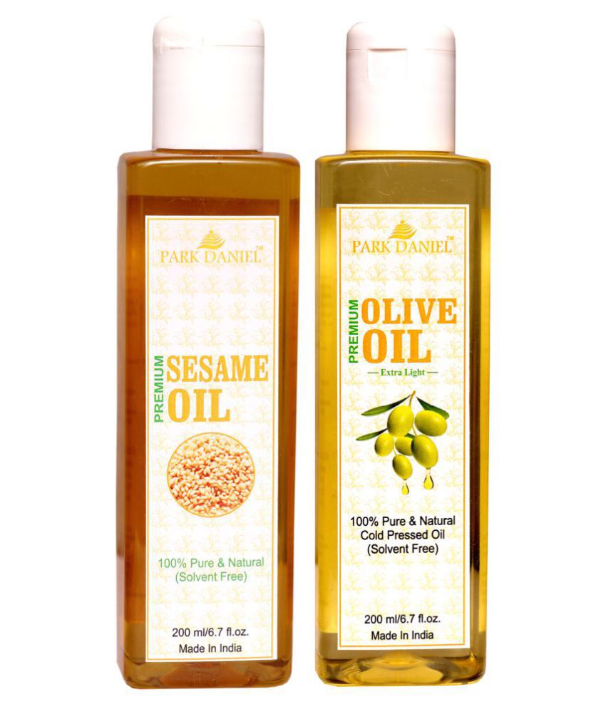     			Park Daniel Premium Sesame & Olive Oil(400 ml) 100% Pure & Natural 200 ml Pack of 2