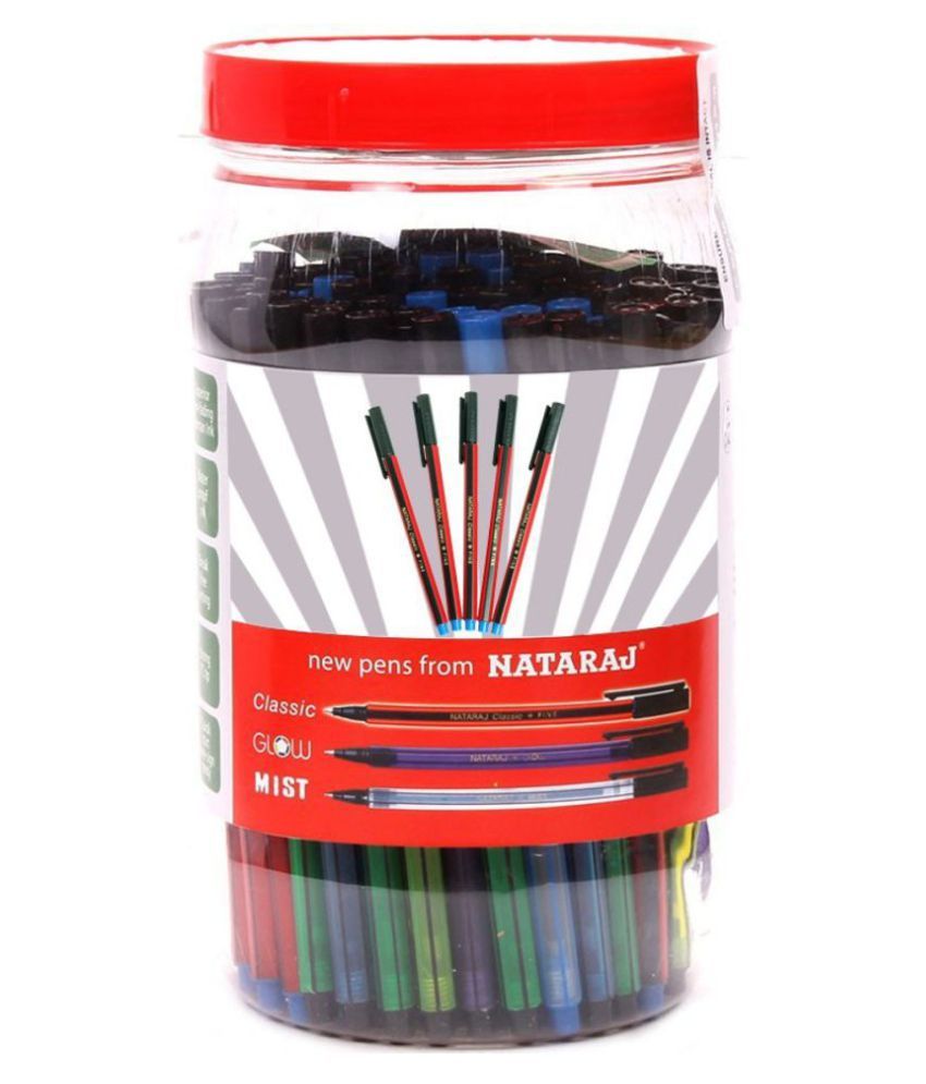 Nataraj ball pen jar (100PCS PACK ) Buy Online at Best Price in India