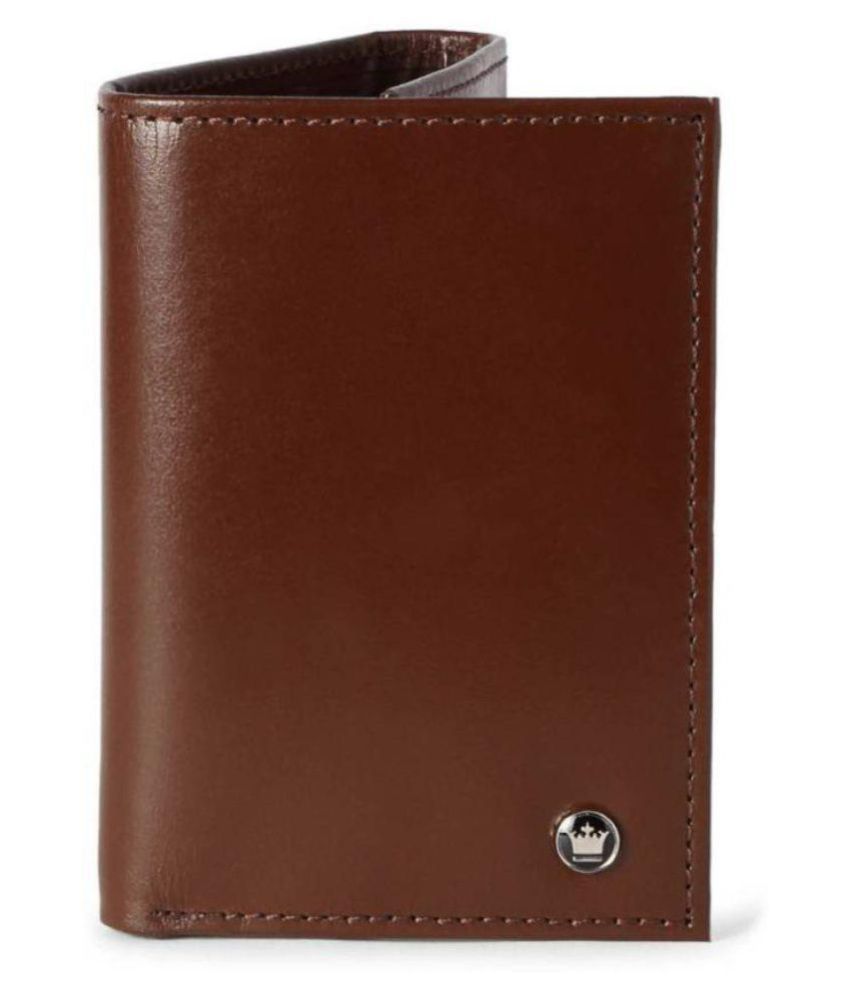 Louis Philippe Leather Brown Casual Regular Wallet: Buy Online at Low Price in India - Snapdeal