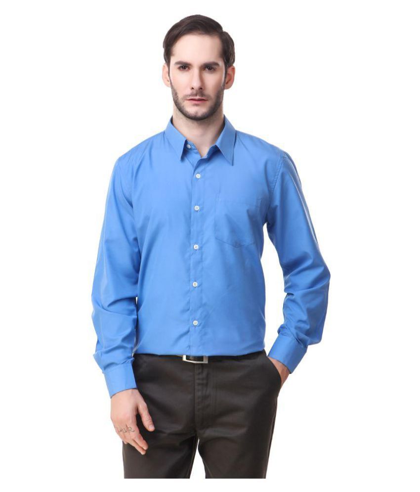 Mind The Gap Blue Regular Fit Formal Shirt Buy Mind The Gap Blue