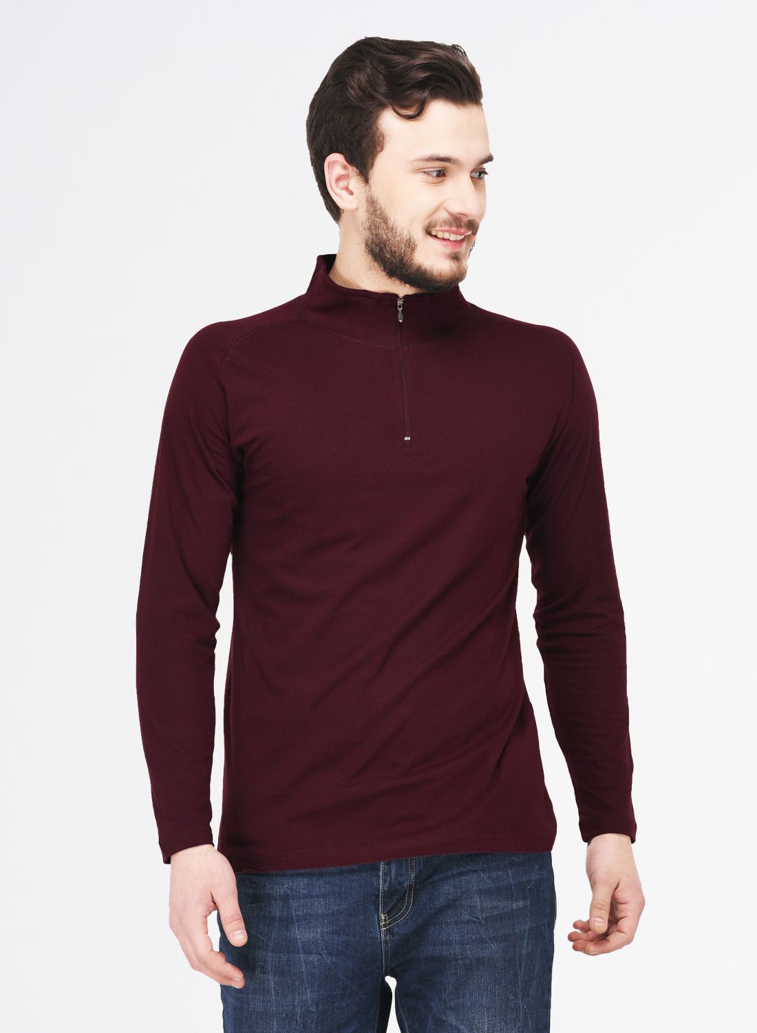     			Ap'pulse Maroon Round T-Shirt Pack of 1
