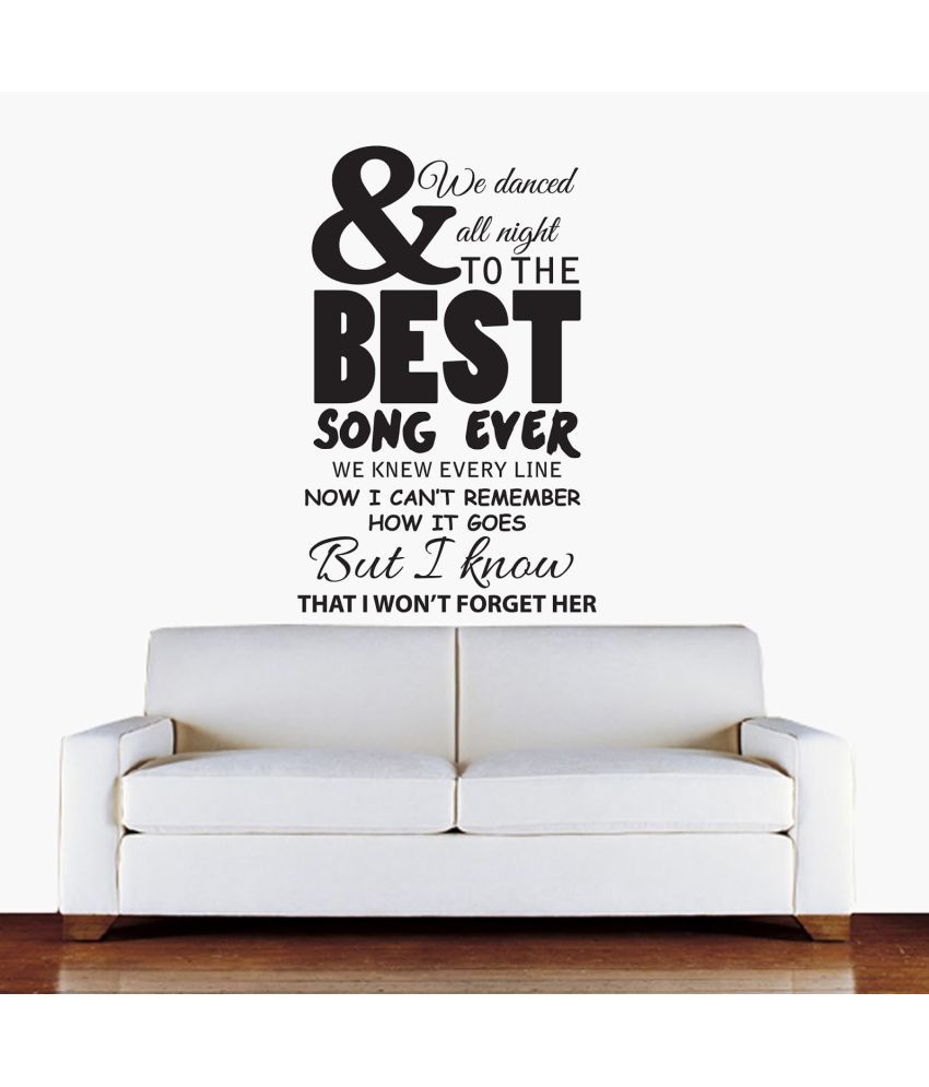     			Sticker Studio Best song ever Motivational/Quotes Motivational/Quotes PVC Sticker