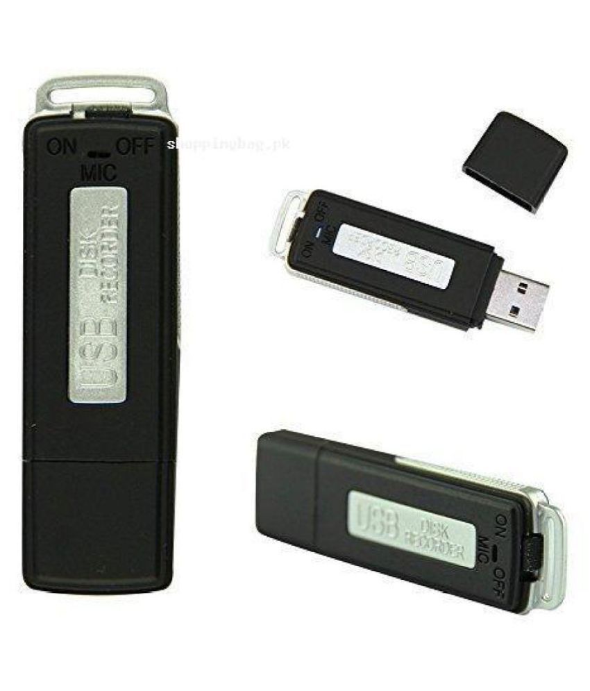     			EyeVisionPro 4GB USB Black Voice Recorders
