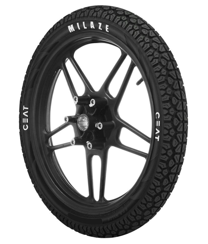 Ceat Milaze 3.00 17 50P TubeType Bike Tyre, Rear (Home Delivery