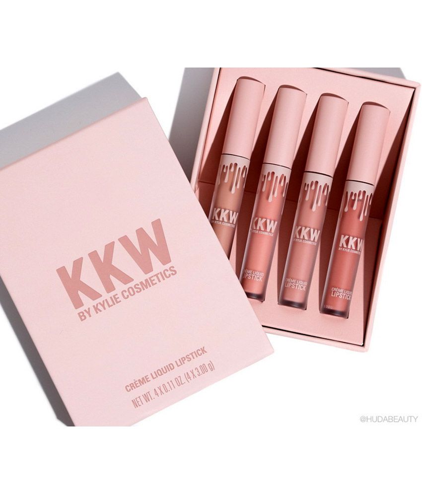 Kylie KKW Creme Nude Liquid Lipstick Set Of 4: Buy Kylie 