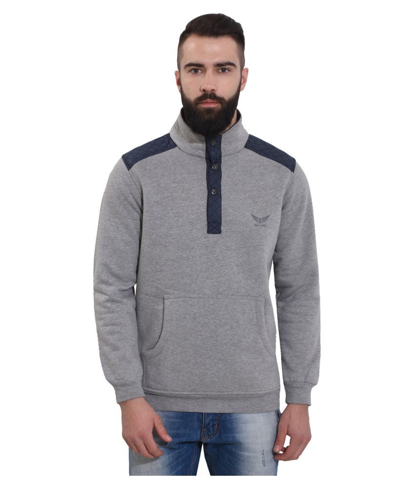 stand collar sweatshirt