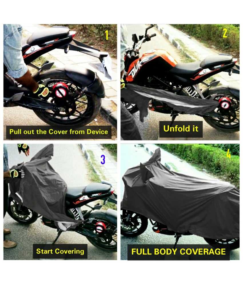 automatic bike cover