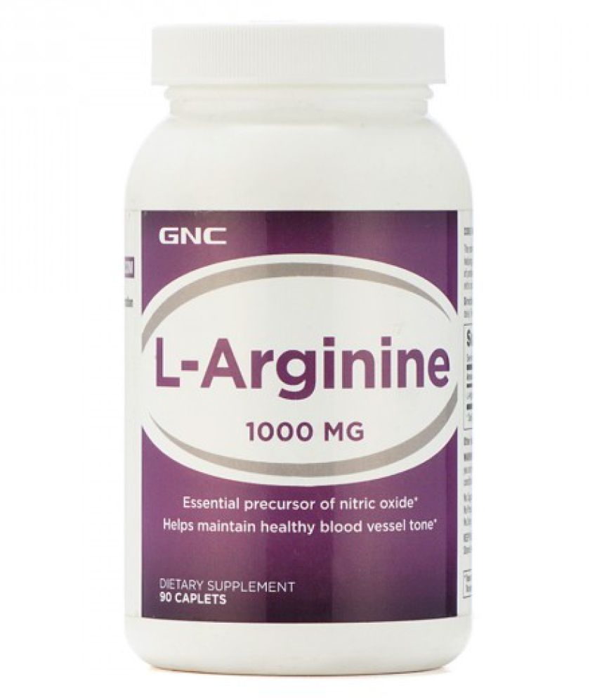 GNC L-Arginine 1000mg 90 no.s: Buy GNC L-Arginine 1000mg 90 no.s at ...