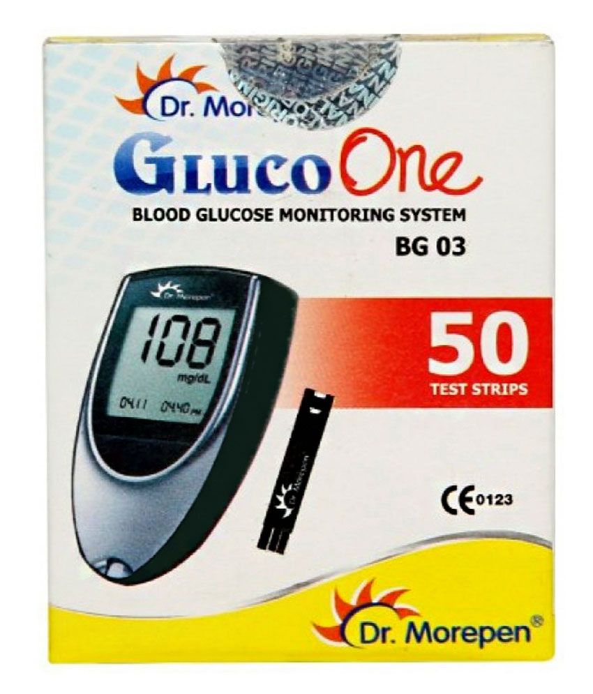 Dr. Morepen 50 Test Strips for BG03 (Strips Only Pack) Buy