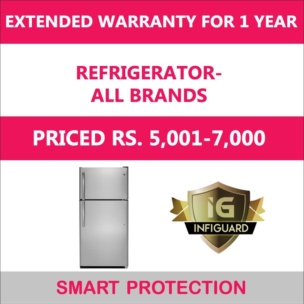 Buy Infiguard Refrigerators Extended Warranty 5000 7000 Online at
