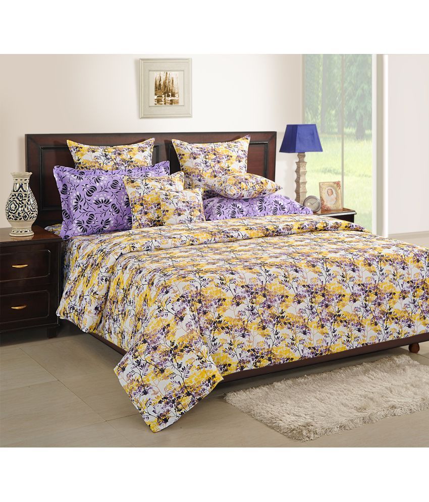 Swayam Cotton Double Bedsheet with 2 Pillow Covers Buy Swayam Cotton